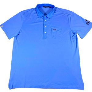 RLX Ralph Lauren Mens Shirt XL Golf Polo PGA Bethpage Black 2019 Championship